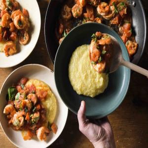 Polenta with Shrimp and Tomatoes_image