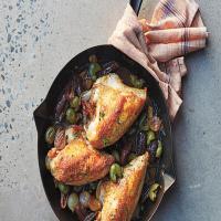 Pan-Roasted Chicken with Shallots and Dates image