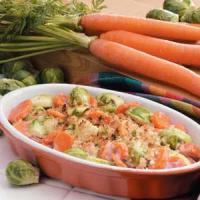 Spicy Brussels Sprouts and Carrots image
