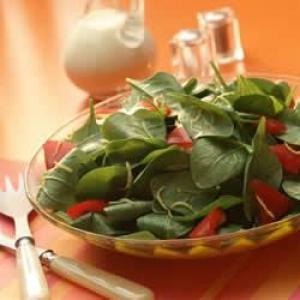 Spinach Salad with BACARDI® Limon Sauce image