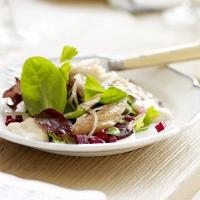 Smoked mackerel salad with beetroot & horseradish dressing image