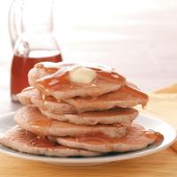 Sweet Apple Pancakes with Cider Syrup image