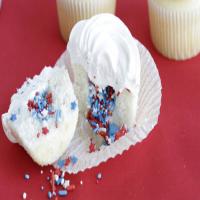 Surprise on the Inside Red, White and Blue Cupcakes image