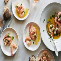 Shrimp Bathed in Olive Oil and Lemon image