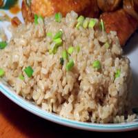 Garlicky Brown Rice image