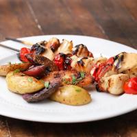 Grilled Peppercorn Chicken Skewers Recipe by Tasty_image