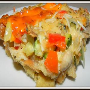 Vegetable and Cheese Strata image