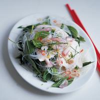 Thai Salad of Coconut Chicken, Lime, Basil, and Glass Noodles image