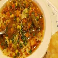 Hearty Hamburger-Pasta Soup From The Instant Pot!_image
