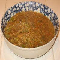 Red Lentil, Zucchini & Couscous Soup image