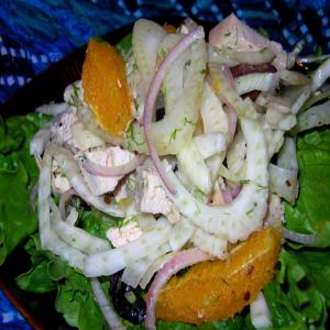 Chicken Salad With Fennel, Orange and Olives (Ww Core) image