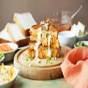 Buffalo Chicken Grilled Cheese image