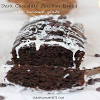 Dark Chocolate Zucchini Bread with Coconut Glaze Recipe - (4.4/5) image