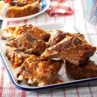 Peach-Chipotle Baby Back Ribs image