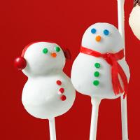 Snowman Cake Pops_image
