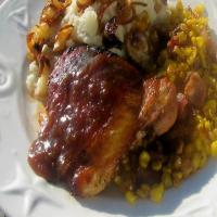 Marinated Chicken Thighs with Tangy Apricot Glaze image