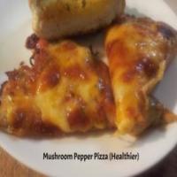 Mushroom Pepper Pizza, Healthier image