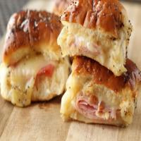 Baked Ham and Cheese Sandwiches image
