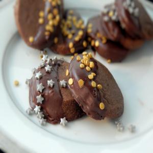 Chocolate Dipped Mocha Rounds image