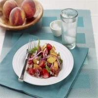 Tomato and Peach Salad with Feta and Red Onion Recipe - (4.5/5)_image