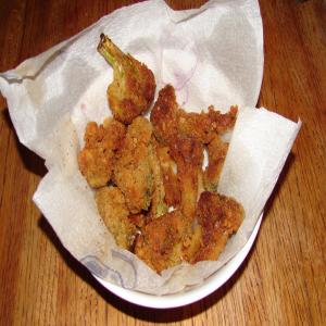 Fried Broccoli or Zucchini or Other Vegetables_image