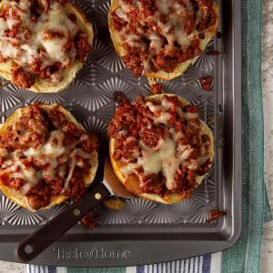 Open-Faced Pizza Burgers_image