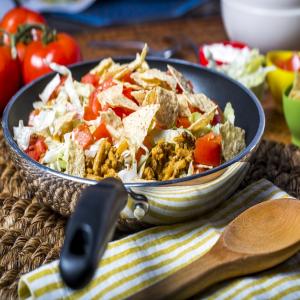 One-Pan Taco Beef and Noodle Skillet image