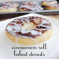 Cinnamon Roll Baked Donuts Recipe - (4.2/5) image