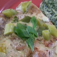 Low Carb Chops in Bourbon Mustard Sauce image