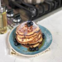 Lemon Blueberry Ricotta Pancakes image