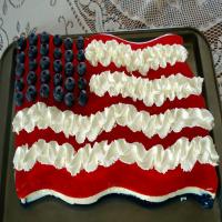 Red, White, and Blue Jello Flag_image