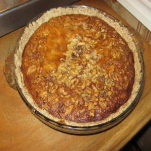 Pecan Walnut Honey Pie With Wheat Crust_image