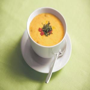 Potato and Chouriço Soup With Crunchy Kale_image