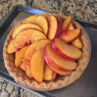 No Bake Peach Pie_image