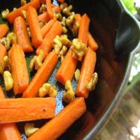 Walnut Carrots With Honey Glaze image
