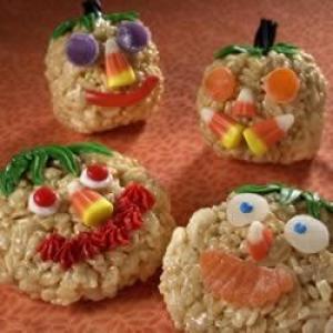 Kellogg's® Rice Krispies Treats® Pumpkin Faces_image