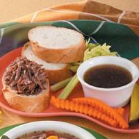 Pressure Cooker French Dip Sandwiches image