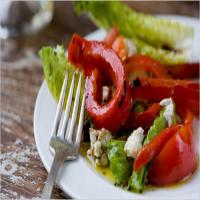 Roasted Pepper and Tomato Salad image