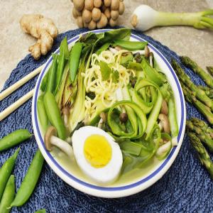 Spring Ramen with Snap Peas and Asparagus_image