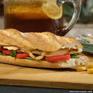 Turkey Paillard Sandwich image