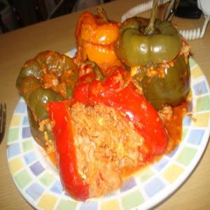 Stuffed Chedar Bell Peppers_image