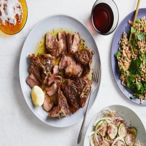 Spiced Lamb Chops With Fennel and Cucumber_image
