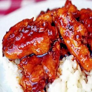 Low Fat Baked General Tso Chicken_image