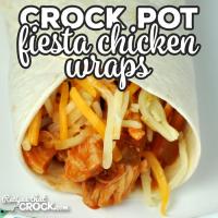 Crock Pot Fiesta Chicken Wraps_image
