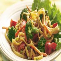 Noodles and Peanut Sauce Salad Bowl image