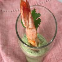 Spicy Shrimp with Avocado Puree_image
