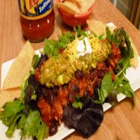 Layered Ragu Taco Salad With Crispy Tortilla Triangles#Ragu image