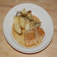 Braised Pork Chops With Onions and Rosemary image
