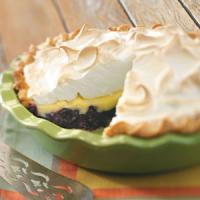 Blueberry Custard Pie image