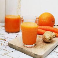 Carrot and orange smoothie image